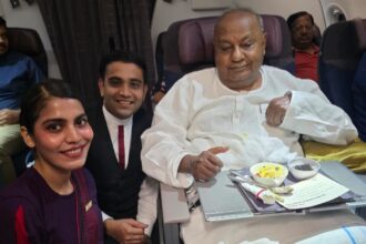 ದೇವೇಗೌಡರಿಗೆ ಅಚ್ಚರಿ ಮೂಡಿಸಿದ ಏ‌ರ್ ಇಂಡಿಯಾ ಸಿಬ್ಬಂದಿ