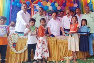 ಹರಿಯಬ್ಬೆಯ ಕರ್ನಾಟಕ ಪಬ್ಲಿಕ್ ಸ್ಕೂಲ್‍ನಲ್ಲಿ ಶಾಲಾ ಆರಂಭಕ್ಕೆ ಚಾಲನೆ ನೀಡಿದ ಸಚಿವ ಸುಧಾಕರ್