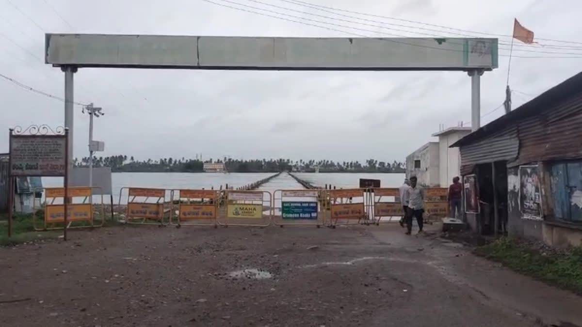 ಅಪಾಯದ ಮಟ್ಟ ಮೀರಿ ಹರಿಯುತ್ತಿರುವ ತುಂಗಭದ್ರಾ, ಬಳ್ಳಾರಿ – ಗಂಗಾವತಿ ಸಂಪರ್ಕ ಸ್ಥಗಿತ