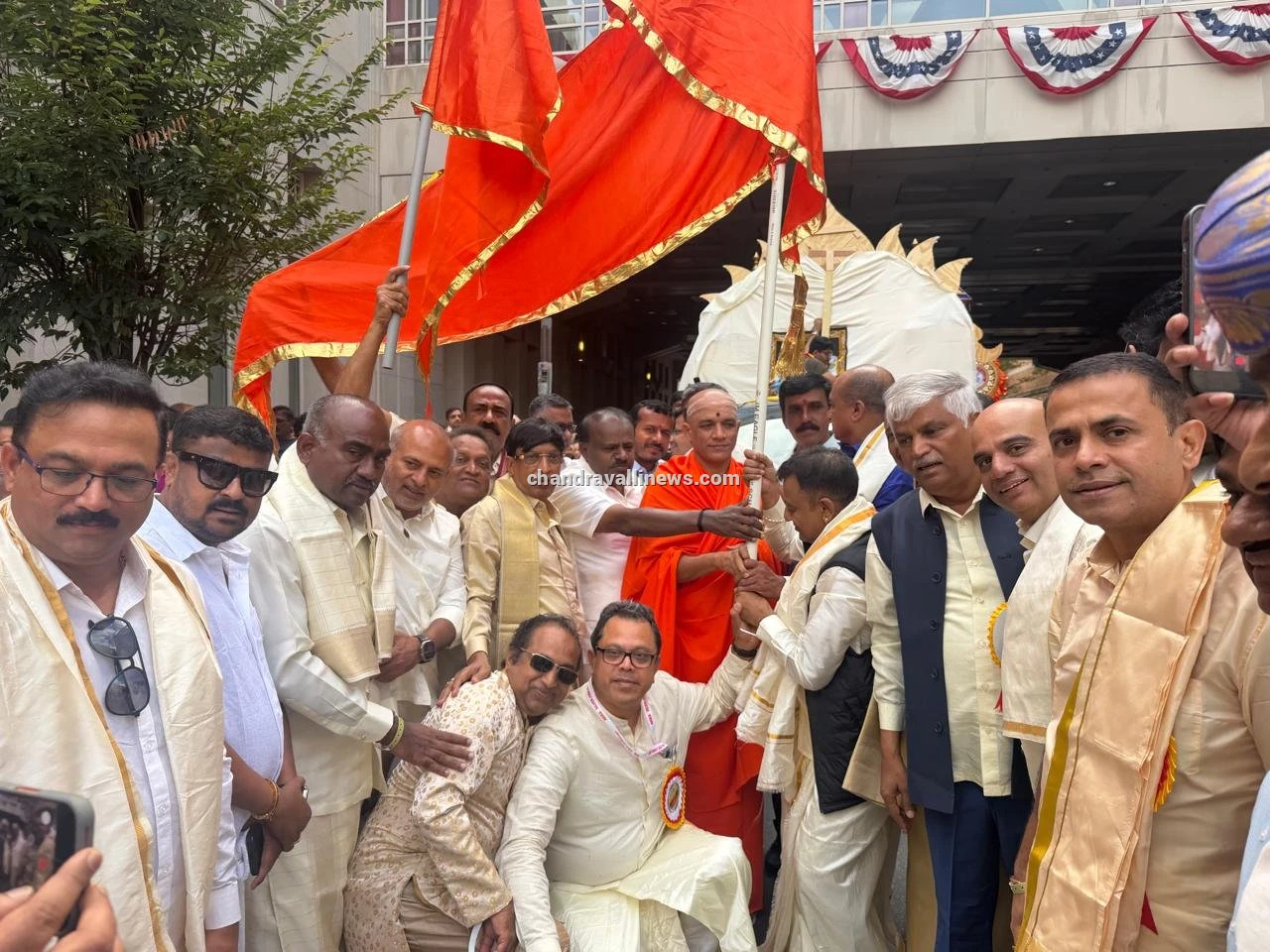 ಅಮೆರಿಕದ ಫಿಲಡೆಲ್ಫಿಯಾದಲ್ಲಿ '25ನೇ ಅಕ್ಕ ವಿಶ್ವಕನ್ನಡ ಸಮ್ಮೇಳನ'ಕ್ಕೆ ಅದ್ಧೂರಿ ಚಾಲನೆ: ಉದ್ಘಾಟಿಸಿದ ಕೇಂದ್ರ ಸಚಿವ ಹೆಚ್.ಡಿ. ಕುಮಾರಸ್ವಾಮಿ