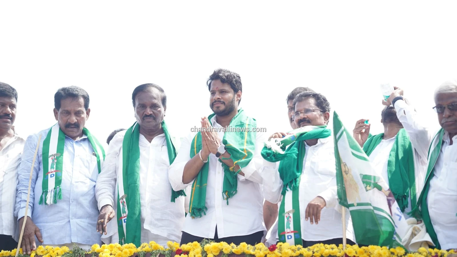 "ರೈತರ ಕಷ್ಟ ಆಲಿಸಲು 31 ಜಿಲ್ಲೆಗಳಲ್ಲೂ ಹೋರಾಟ": ಜನತಾ ದಳಕ್ಕೆ ಅಧಿಕಾರ ನೀಡಲು ನಿಖಿಲ್ ಕುಮಾರಸ್ವಾಮಿ ಕರೆ