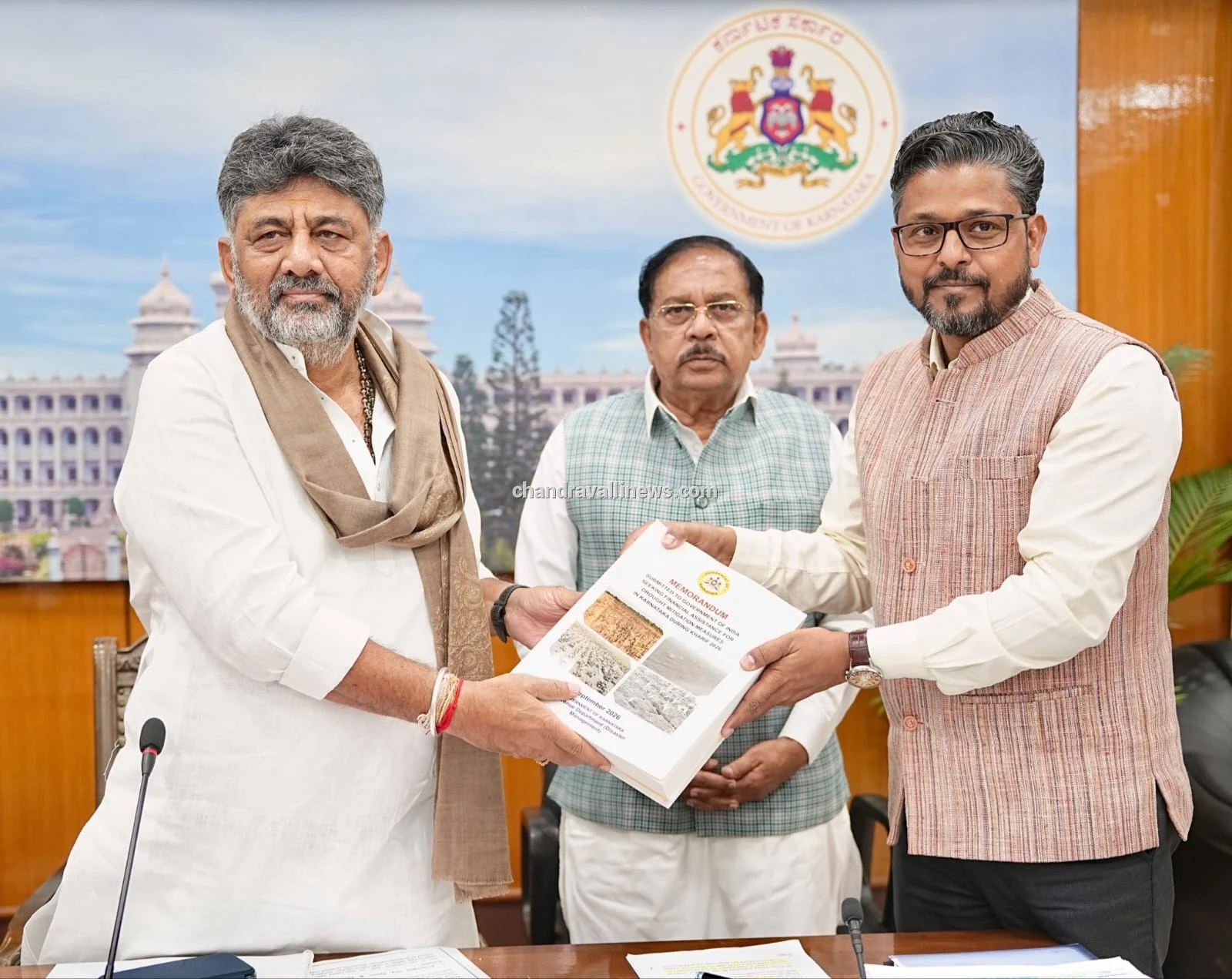 ಕೇಂದ್ರ ಕೂಡಲೇ 7,142.64 ಕೋಟಿ ಬರ ಪರಿಹಾರ ನೀಡಲಿ: ಮುಖ್ಯಮಂತ್ರಿ ಡಿ. ಕೆ. ಶಿವಕುಮಾರ್ ಆಗ್ರಹ