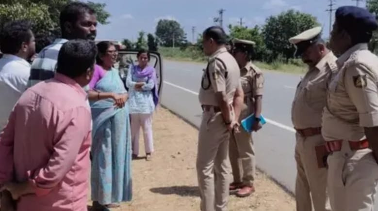 ಕಾರಲ್ಲಿ ಬಂದು ಸರಗಳ್ಳತನ ಮಾಡಿ ಪರಾರಿಯಾದ ಕಳ್ಳರು