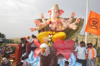 ಕೋಟೆನಾಡಿಗೆ ಭರ್ಜರಿ ಎಂಟ್ರಿ ಕೊಟ್ಟ ಹಿಂದೂ ಮಹಾ ಗಣಪತಿ