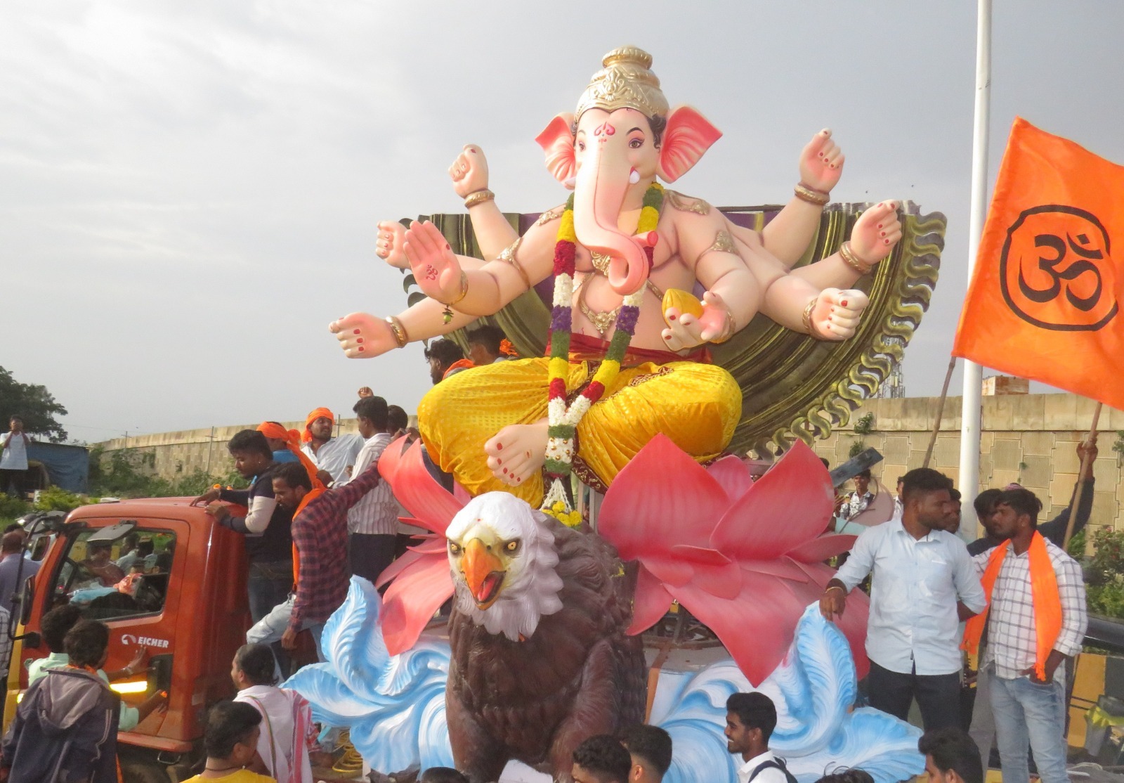 ಕೋಟೆನಾಡಿಗೆ ಭರ್ಜರಿ ಎಂಟ್ರಿ ಕೊಟ್ಟ ಹಿಂದೂ ಮಹಾ ಗಣಪತಿ