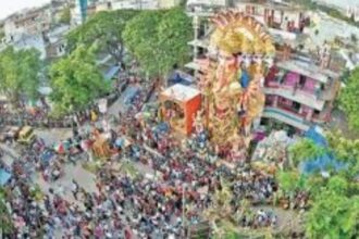 ಗಣೇಶ ವಿಸರ್ಜನೆ ವೇಳೆ ಕಲ್ಲು ತೂರಾಟ, ದಾವಣಗೆರೆ ಉದ್ವಿಗ್ನ ಪರಿಸ್ಥಿತಿ