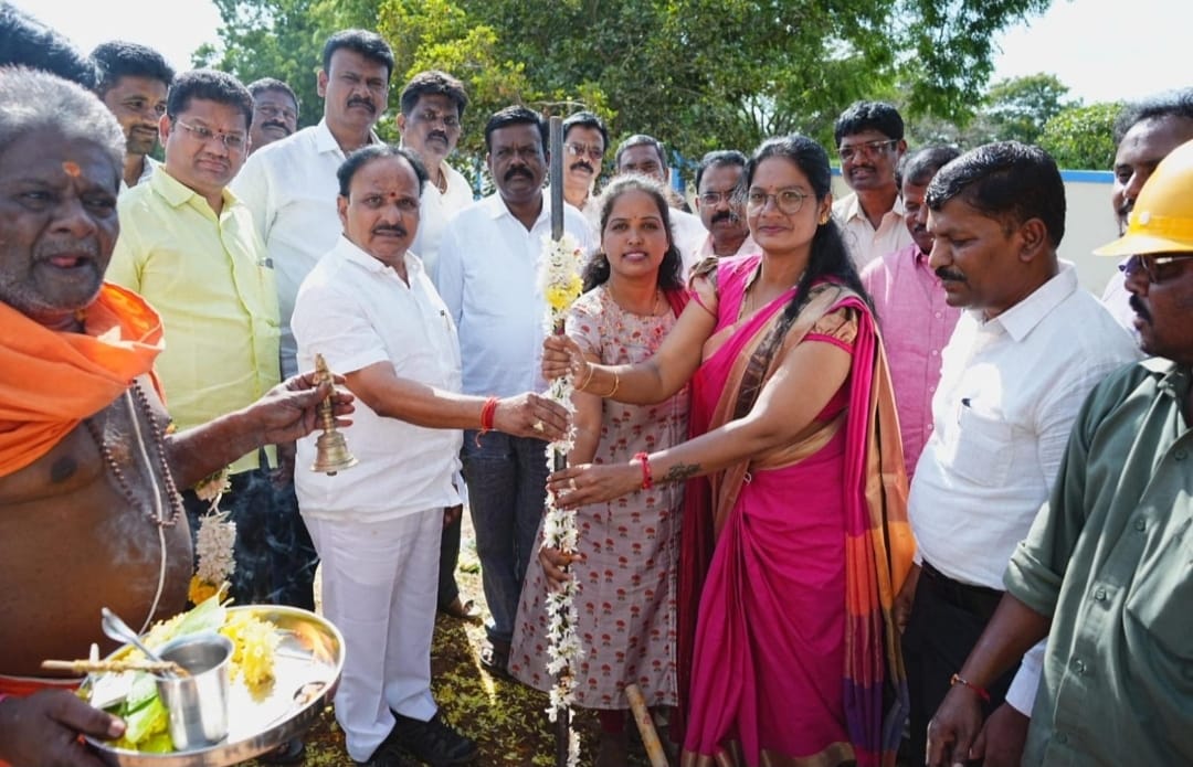 3.56 ಕೋಟಿ ಕಾಮಗಾರಿಗೆ ಸಚಿವ ಡಿ.ಸುಧಾಕರ್ ಅಡಿಗಲ್ಲು