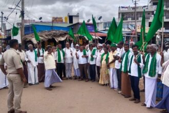 ರೈತರ ಕೂಗು ಸರ್ಕಾರಕ್ಕೆ ಕೇಳಿಲಿಲ್ಲವೇ 100ನೇ ದಿನ ಪೂರೈಸಿದ ಧರಣಿ ಸತ್ಯಾಗ್ರಹ