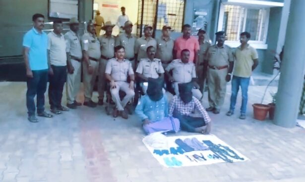 ಒಂಟಿ ಮನೆ ದರೋಡೆ ಮಾಡಿದ ಕಳ್ಳರ ಬಂಧನ