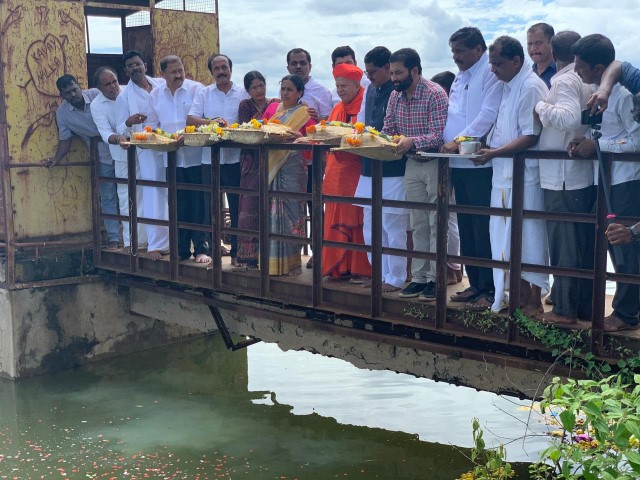 ದೈವ ಕೃಪೆ, ಮಾನವ ಪ್ರಯತ್ನದಿಂದಾಗಿ ಗಂಗಾವತರಣ: ತರಳಬಾಳು ಶ್ರೀ