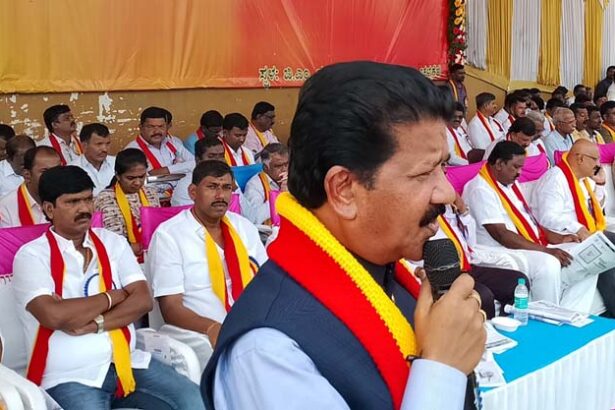 ಕನ್ನಡ ಭಾಷೆಯ ಸರ್ವತೋಮುಖ ಅಭಿವೃದ್ದಿಗೆ ಸರ್ಕಾರ ಬದ್ಧ: ಶಾಸಕ ರಘುಮೂರ್ತಿ