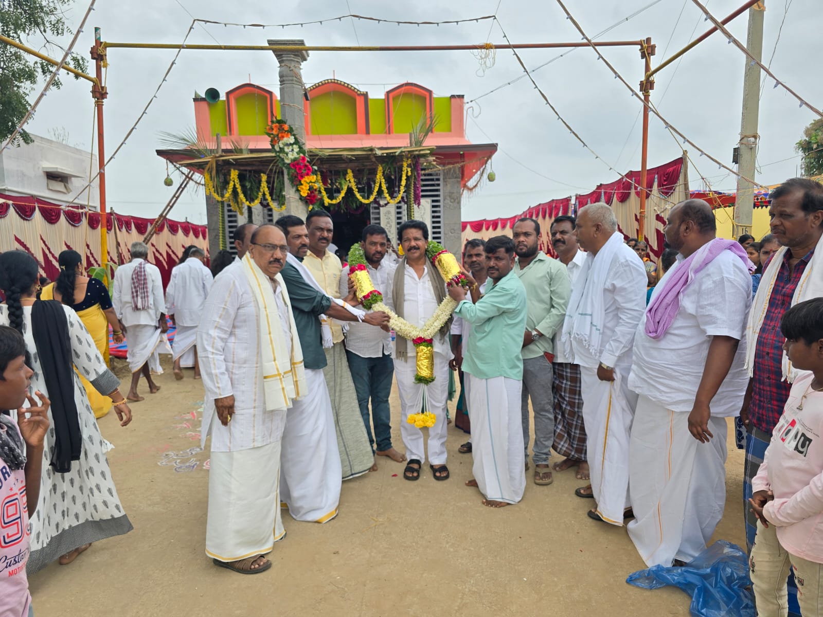 ಆಂಜನೇಯ ಸ್ವಾಮಿ ದೇವಸ್ಥಾನ ಉದ್ಘಾಟನೆ