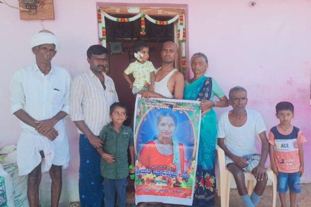 ಕಾರು ಡಿಕ್ಕಿ ತಾಯಿ ಸಾವು–ಮಗು ಸಾವಿನಿಂದ ಪಾರು