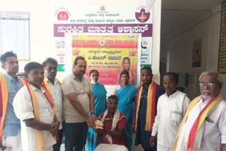 ಆಸ್ಪತ್ರೆಯ ಬಡ ರೋಗಿಗಳಿಗೆ ಹಾಲು ಹಣ್ಣು ಬ್ರೆಡ್ ವಿತರಣೆ