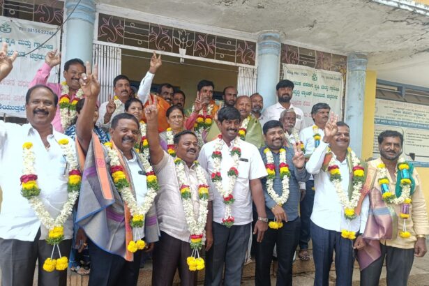 ಪಿಎಲ್ಡಿ ಬ್ಯಾಂಕ್ ಅಧ್ಯಕ್ಷ ಉಪಾಧ್ಯಕ್ಷರಾಗಿ ಶಿವಪ್ರಸಾದ್, ಶರಣಪ್ಪ ಆಯ್ಕೆ