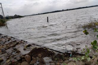 ಏನಿದು ಮಹಿಮೆ, ಮಳೆ ಇಲ್ಲದಿದ್ದರೂ ಕೆರೆ ತುಂಬಿ ಕೋಡಿ ಹರಿದ ನೀರು