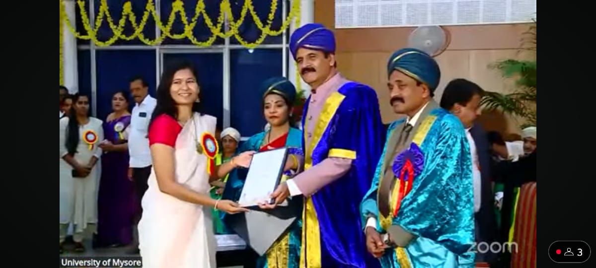 ಸ್ವಾತಿ ತೇಜ್‌‌‌ಗೆ ಪಿ.ಹೆಚ್.ಡಿ ಪ್ರದಾನ