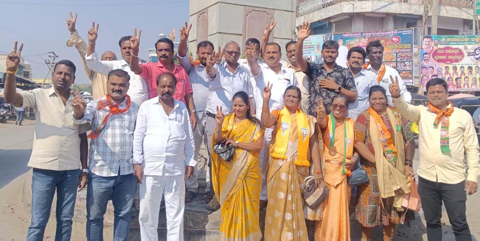 ದೆಹಲಿ ವಿಧಾನಸಭಾ ಚುನಾವಣೆ ಜಯಭೇರಿ: ಬಿಜೆಪಿ ಸಂಭ್ರಮಾಚರಣೆ