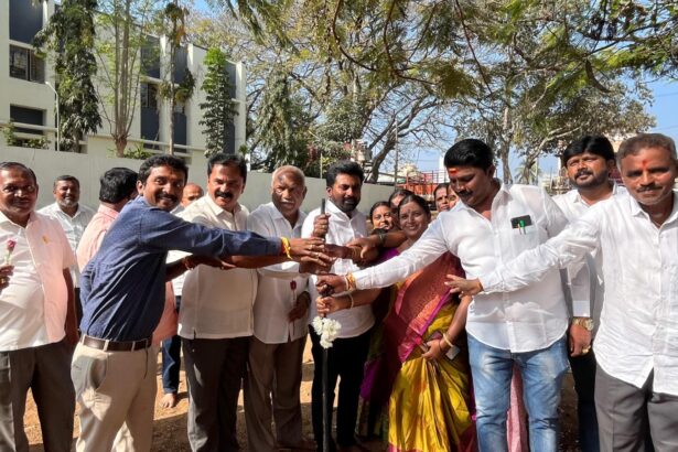 ವಾಣಿಜ್ಯ ಸಂಕೀರ್ಣದ ನೂತನ ಕಟ್ಟಡಕ್ಕೆ ಶಂಕುಸ್ಥಾಪನೆ