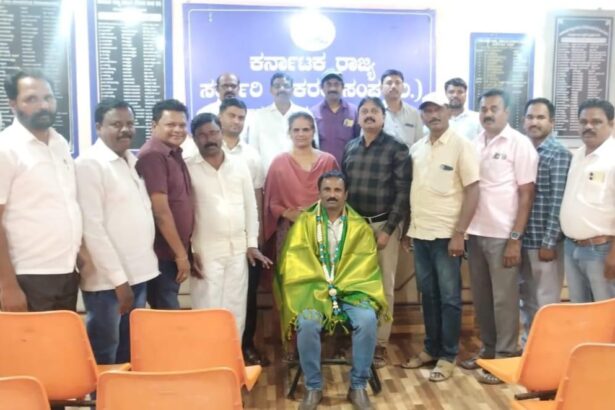 ರಾಷ್ಟ್ರಮಟ್ಟದ ಪುರುಷರ 100 ಮೀಟರ್ ಓಟಕ್ಕೆ ಹೊರಟ ಗ್ರಾಮ ಲೆಕ್ಕಾಧಿಕಾರಿ ಹಿರಿಯಣ್ಣ