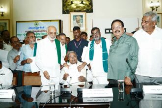 ರೈತ ನಾಯಕರೊಂದಿಗೆ ಸಭೆ ನಡೆಸಿದ ಸಿಎಂ