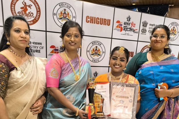 ಭರತ ನಾಟ್ಯ ಕಲಾವಿದೆಗೆ ಅಪ್ರತಿಮ ಗುರು ಪುರಸ್ಕಾರ