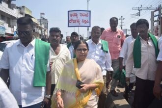 ಕಂದಾಯ ಮತ್ತು ಅರಣ್ಯ ಇಲಾಖೆ ವಿರುದ್ಧ ಬೃಹತ್ ಪ್ರತಿಭಟನೆ