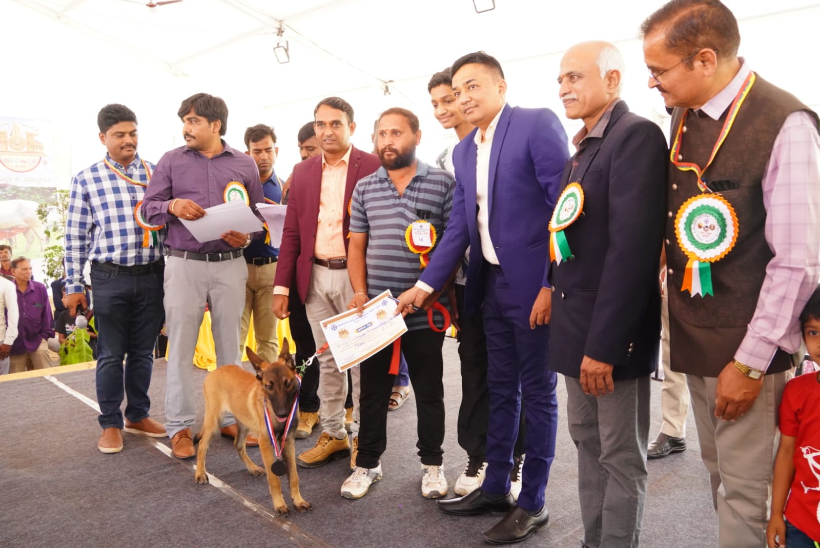 ಹಂಪಿ ಉತ್ಸವದಲ್ಲಿ ಆಕರ್ಷಕ ಶ್ವಾನ ಪ್ರದರ್ಶನ