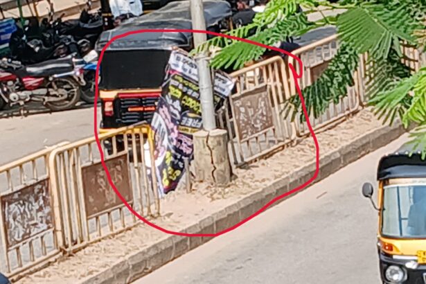 ಹಿರಿಯೂರು ಮುಖ್ಯ ರಸ್ತೆ ದುರಸ್ತಿ, ಬ್ಯಾರಿಕೇಡ್ ಗೆ ಬಣ್ಣ ಕಾಣುವುದು ಯಾವಾಗ?