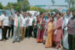 ಕೇಂದ್ರ ಸರ್ಕಾರದ ವಿರುದ್ಧ ಪ್ರತಿಭಟನೆಯಲ್ಲಿ ಕಾಂಗ್ರೆಸ್ ಕಾರ್ಯಕರ್ತರು ಭಾಗಿ