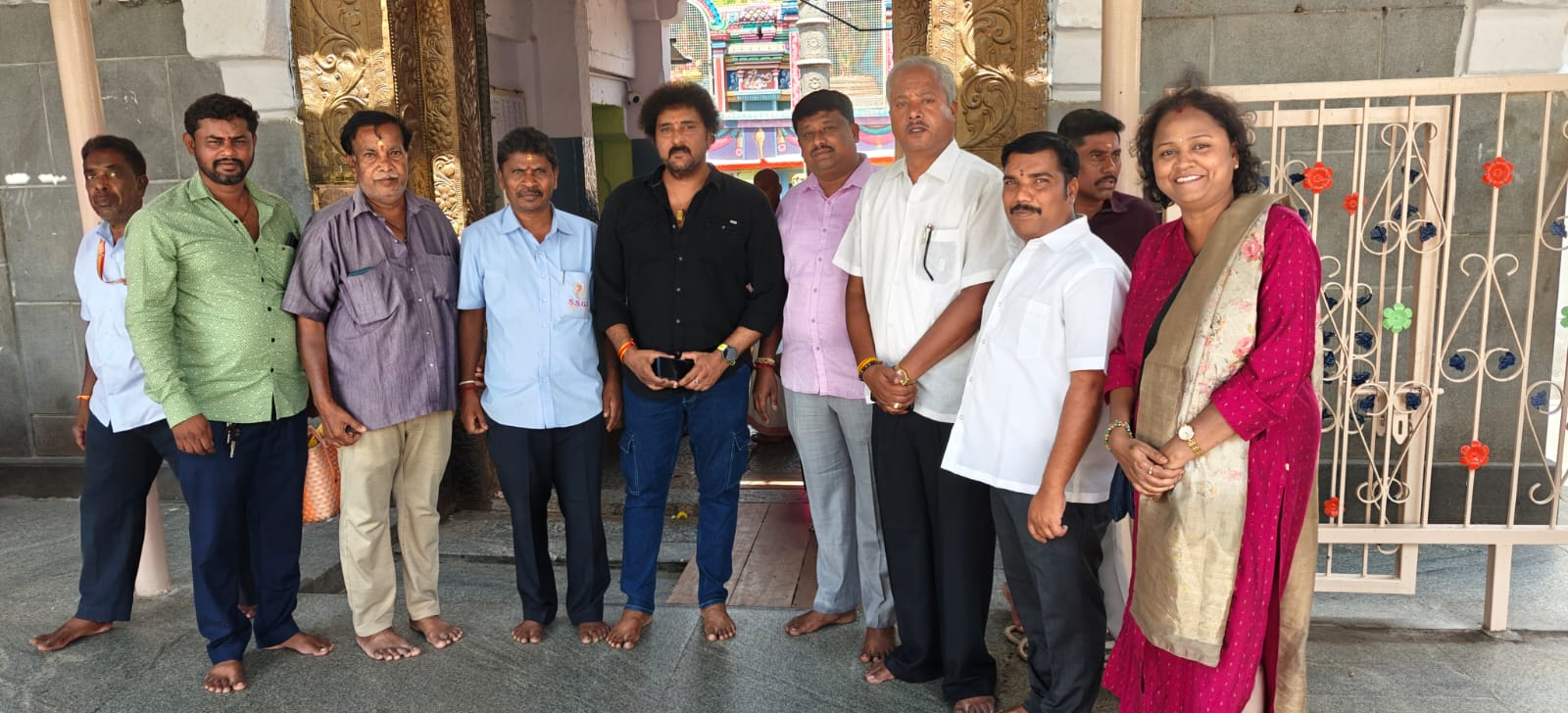 ರವಿಚಂದ್ರನ್ ಸೋದರ ಬಾಲಾಜಿ ಘಾಟಿ ಸುಬ್ರಮಣ್ಯ ಕ್ಷೇತ್ರಕ್ಕೆ ಭೇಟಿ