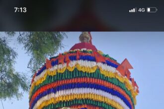 ಸಾವಿರಾರು ಭಕ್ತರ ಸಮ್ಮುಖದಲ್ಲಿ ಅದ್ಧೂರಿಯಾಗಿ ನಡೆದ ದ್ಯಾಮಲಾಂಬ ದೇವಿ ರಥೋತ್ಸವ