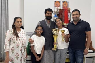 ರೌಂಡ್ ಆಫ್ ದಿ ವರ್ಲ್ಡ್ ಸ್ಕಾಲರ್ಸ್ ಕಪ್‌ ನಲ್ಲಿ ಚಿನ್ನದ ಪದಕ ಪಡೆದ ವೀಕ್ಷಾ