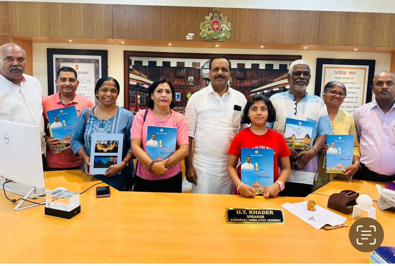 ಸ್ಪೀಕರ್ ಭೇಟಿ ಮಾಡಿದ ಶ್ರೀಲಂಕಾ, ನೇಪಾಳ ಪತ್ರಕರ್ತರ ನಿಯೋಗ
