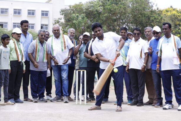 ಪತ್ರಕರ್ತರ ರಾಜ್ಯಮಟ್ಟದ ಕ್ರಿಕೆಟ್ ಕ್ರೀಡಾಕೂಟಕ್ಕೆ ಚಾಲನೆ