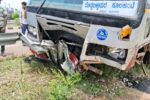 ಕೆ.ಎಸ್.ಆರ್.ಟಿ.ಸಿ ಬಸ್ ಟೈರ್ ಸ್ಫೋಟ ತಪ್ಪಿದ ಬಾರಿ ಅನಾಹುತ
