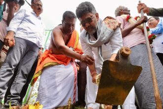 540 ಕೋಟಿ ರೂ. ವೆಚ್ಚದಲ್ಲಿ ಕಾವೇರಿ ನದಿಯಿಂದ ಕುಡಿವ ನೀರಿನ ವ್ಯವಸ್ಥೆ ಶಂಕು