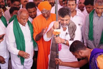 ಬೆಂಗಳೂರು ನಗರ, ಬೆಂ. ಗ್ರಾ., ತುಮಕೂರು ಜಿಲ್ಲೆಗಳ ವ್ಯಾಪ್ತಿಯ ಕೆರೆಗಳಿಗೆ ನೀರು ಭರ್ತಿ ಯೋಜನೆಗೆ ಶಂಕುಸ್ಥಾಪನೆ