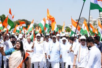 ಸೈನಿಕರಿಗೆ ನೈತಿಕ‌ ಸ್ಥೈರ್ಯ ತುಂಬಲು ಕಾಂಗ್ರೆಸ್ ನಿಂದ ತಿರಂಗಾ ಯಾತ್ರೆ