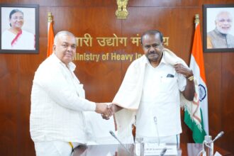 ವಿದ್ಯುತ್ ಚಾಲಿತ ಬಸ್ಸುಗಳನ್ನು ಹಂಚಿಕೆ ಮಾಡಿ ಎಂದು ಹೆಚ್ ಡಿಕೆಗೆ ಮನವಿ ಮಾಡಿದ ರಾಮಲಿಂಗಾರೆಡ್ಡಿ