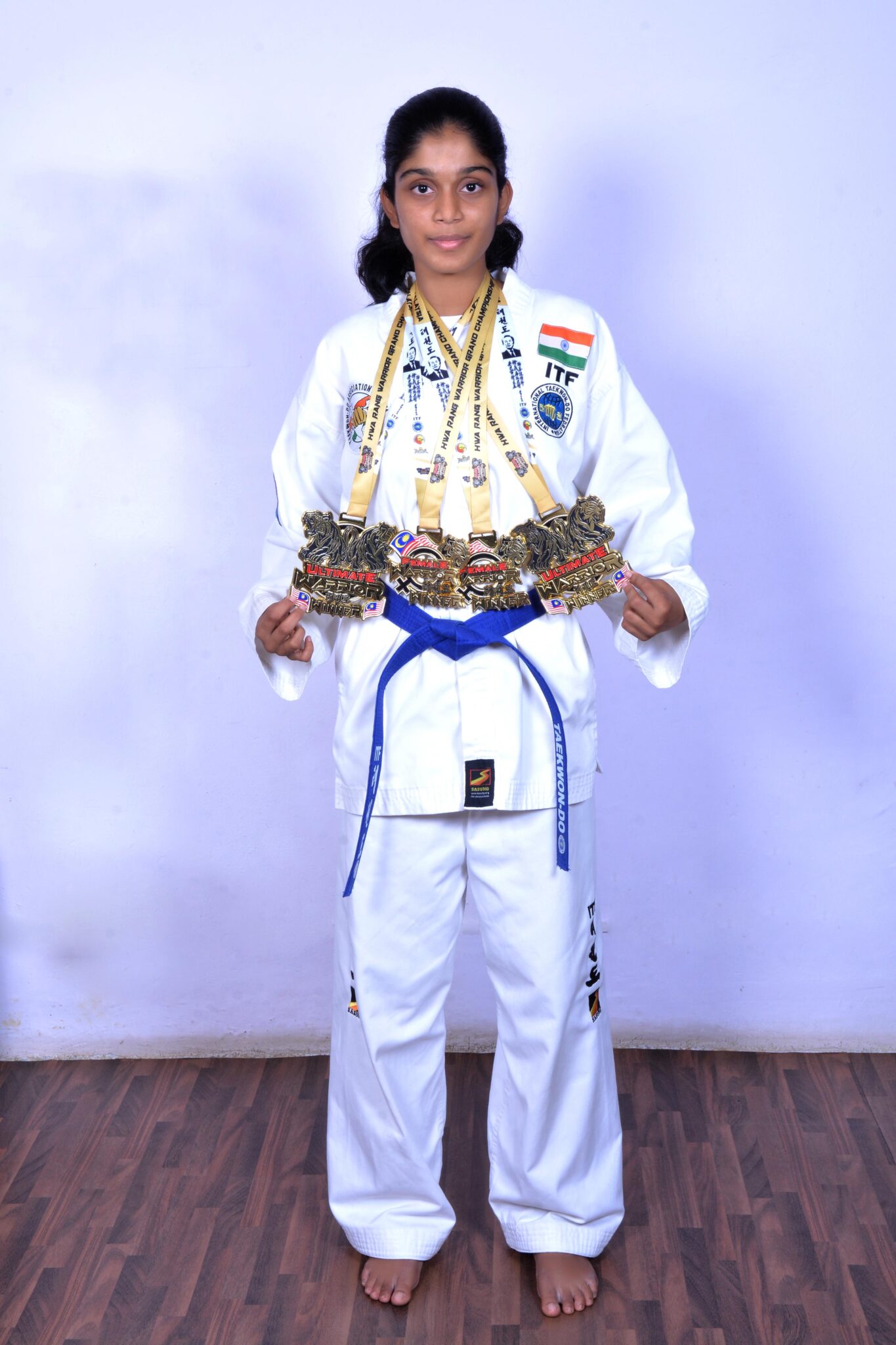 ನಾಲ್ಕು ಬಂಗಾರದ ಪದಕ ಗಳಿಸಿದ ಬೆಂಗಳೂರಿನ ಹಾಸಿನಿ ಪಿ ಗೌಡ