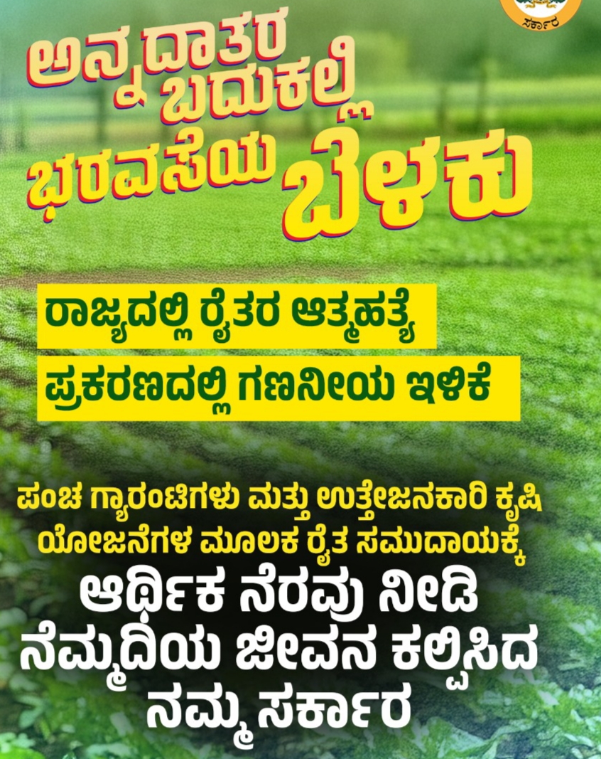 ರೈತರ ಪರ ಸರ್ಕಾರ ಇದೆ-ಸಿದ್ದರಾಮಯ್ಯ