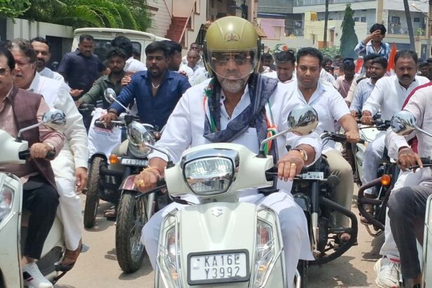 ಸಮರ್ಪಣೆ ಸಂಕಲ್ಪ ಬೈಕ್ ರ‍್ಯಾಲಿ : ಡಿಸಿಎಂ ಡಿ.ಕೆ.ಶಿವಕುಮಾರ್ ಭಾಗಿ