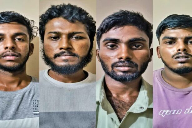ವೈದ್ಯರ ಮನೆಗೆ ಬೆಂಕಿ ಹಚ್ಚಿದ್ದ ನಾಲ್ವರು ಕಿಡಿಗೇಡಿಗಳ ಬಂಧನ