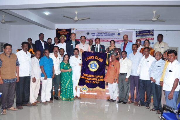 ಲಯನ್ಸ್ ಕ್ಲಬ್ ಅಧ್ಯಕ್ಷರಾಗಿ ಕೃಷ್ಣಮೂರ್ತಿ, ಕಾರ್ಯದರ್ಶಿಯಾಗಿ ಮಂಜುನಾಥ ಆಯ್ಕೆ