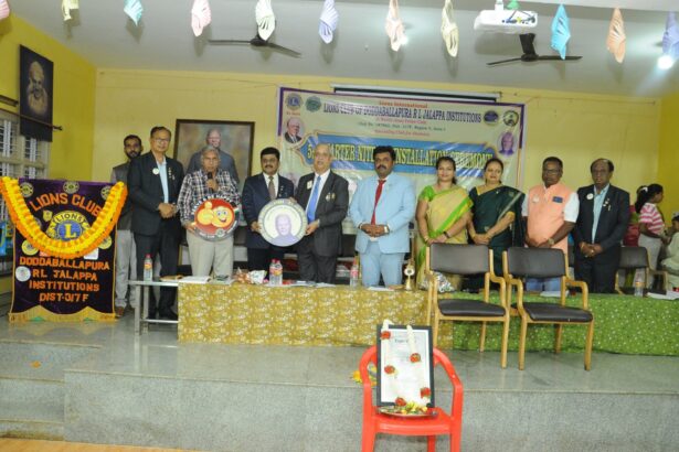 ಲಯನ್ಸ್‌ ಸಂಸ್ಥೆಯ ಅಧ್ಯಕ್ಷರಾಗಿ ಪ್ರೊ.ರವಿಕಿರಣ್‌ ಪದಗ್ರಹಣ