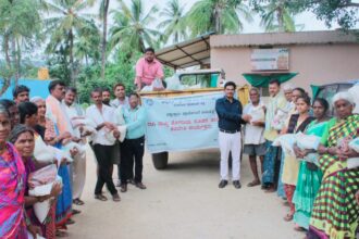 ಕೆವಿಕೆ ವತಿಯಿಂದ ರೈತರಿಗೆ ಬಿತ್ತನೆ ಬೀಜ ವಿತರಣೆ