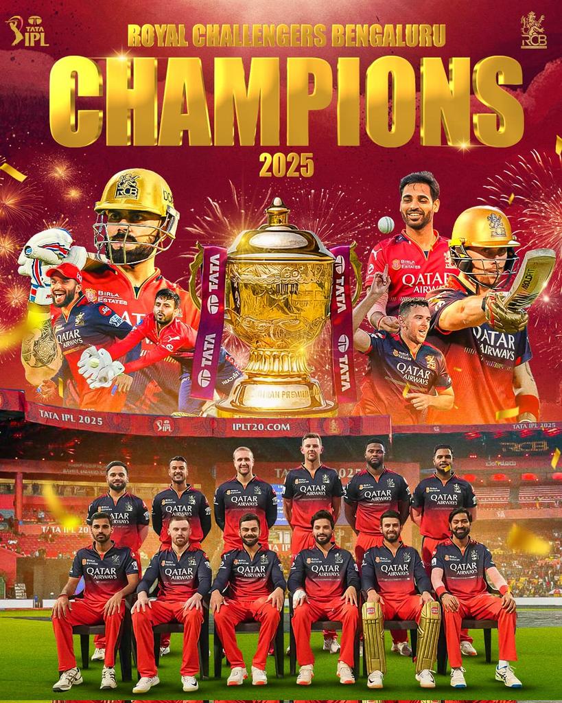 ರಾಯಲ್ ಚಾಲೆಂಜರ್ಸ್ ಬೆಂಗಳೂರು ತಂಡದ ಸಾಧನೆ ಅಮೋಘ