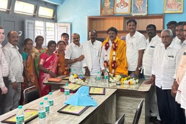 ಪಿಎಲ್ಡಿ ಬ್ಯಾಂಕ್ ನೂತನ ಅಧ್ಯಕ್ಷರಾಗಿ ನಾಗರಾಜು, ಉಪಾಧ್ಯಕ್ಷೆಯಾಗಿ ತಿಪ್ಪಮ್ಮ ಅವಿರೋಧ ಆಯ್ಕೆ