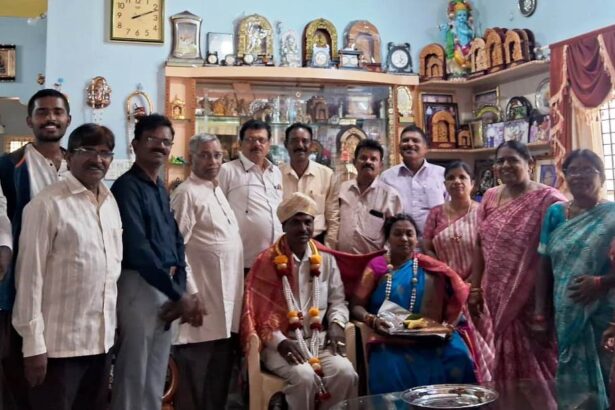 ನಿವೃತ್ತ ಶಿಕ್ಷಕರುಗಳಿಗೆ ಸನ್ಮಾನ